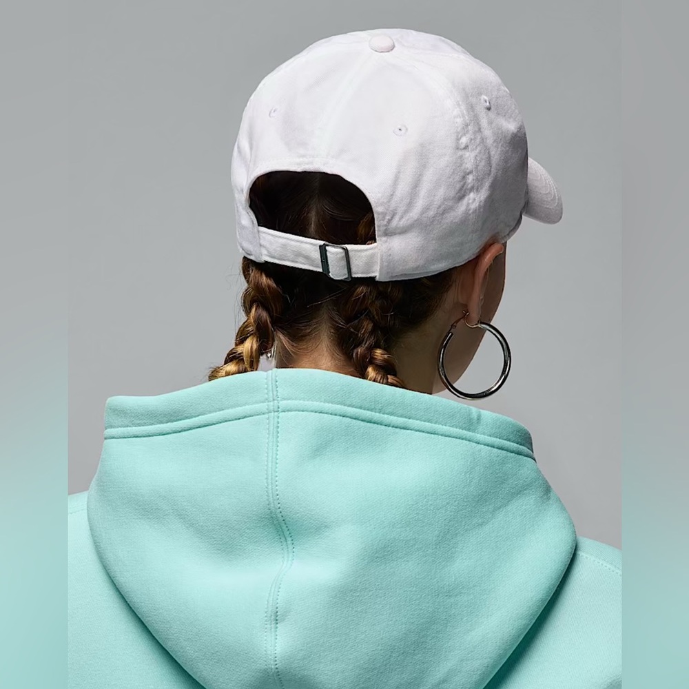 Jordan Jumpman Heritage86 Washed Cap One Size Unisex White DC3673-100 - Picture 8 of 9